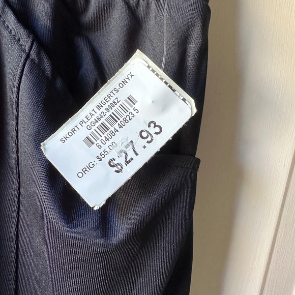 Women Tail White Label Pleated Skort. Black onyx. Size S. - Picture 5 of 10